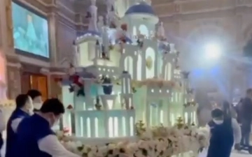Молодожены заказали на свадьбу торт за $22 тысячи