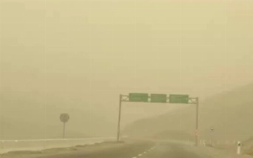 На две области Узбекистана обрушилась пыльная буря (видео)