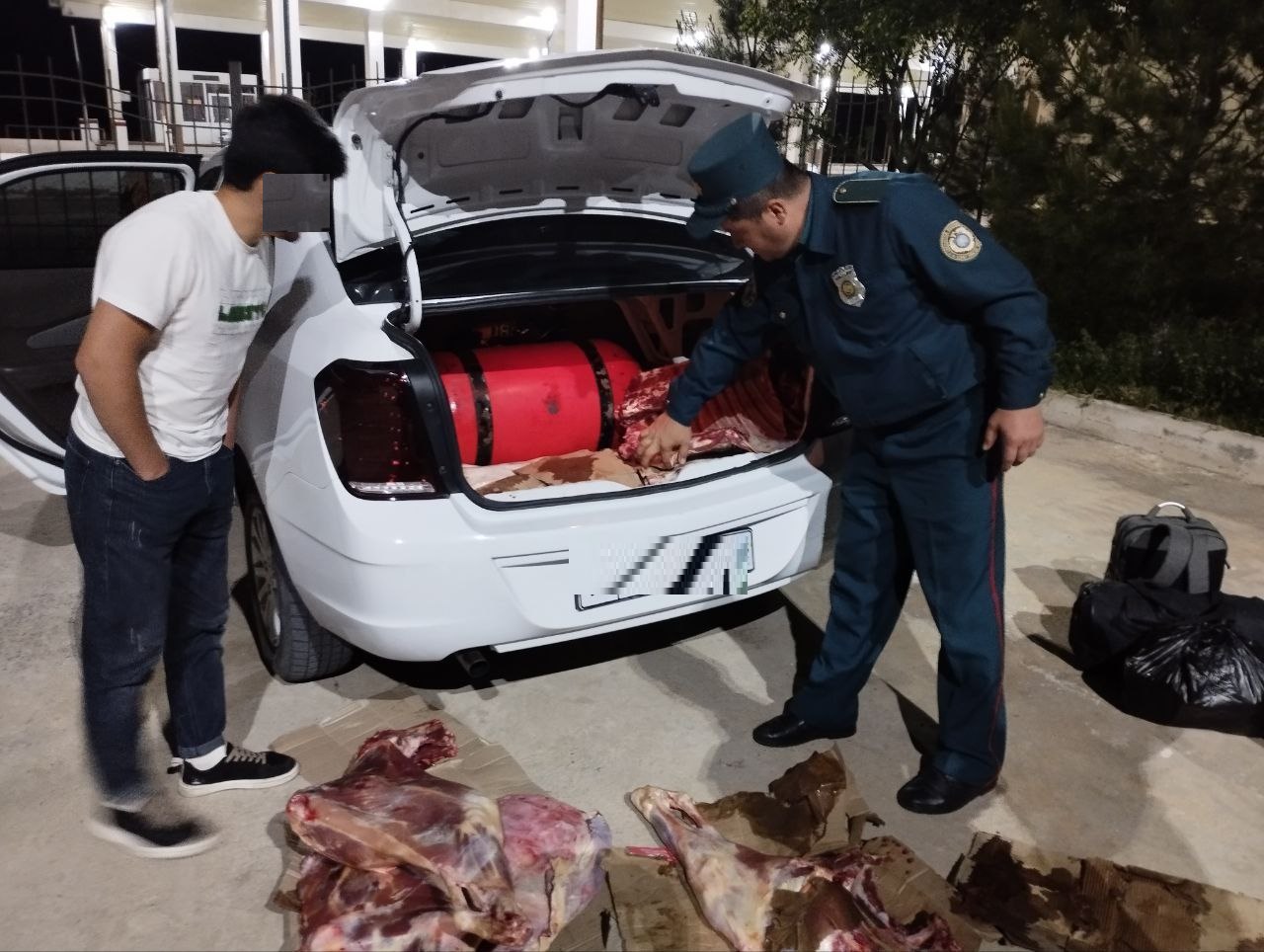 Из Сурхандарьи в Ташкент пытались провезти тонну испорченного мяса