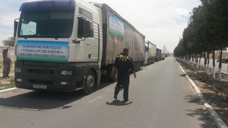В Узбекистане пострадавшим от селя отправлено 90 тонн гуманитарной помощи