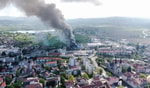 В Словении прогремел мощный взрыв на химическом заводе — видео