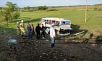 Опрокинулся автобус, следовавший из Узбекистана в Казахстан: есть жертвы и пострадавшие
