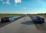 Bugatti Chiron и Tesla Model S Plaid столкнулись между собой в гонке