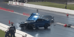 Ford Mustang попал в серьезную аварию во время гонки против Lamborghini Huracan