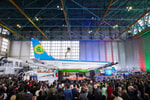 В ангаре Uzbekistan Airways прошло мероприятие в честь референдума по Конституции (фото)