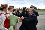 Как Шавката Мирзиёева встретили в Минске