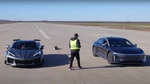 Кто победит в гонке между 819-сильным Lucid Air GT и Chevrolet Corvette Z06 на 670 лошадок