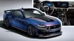 Ford презентовал меняющий цвет кузова Mustang Dark Horse