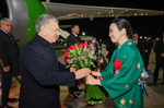 Как Шавката Мирзиёева встретили в Токио