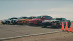 Способны ли электрокроссоверы обогнать спорткар Corvette C7 в гонке?