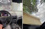 Узбекистанец установил панорамный люк от «Малибу» на свой «Кобальт» — видео