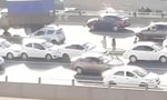 На Чиланзаре произошла авария с участием 18 автомобилей — видео