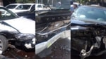 В Ташкенте водитель Lacetti спровоцировал ДТП с Malibu и электробусом Yutong, есть пострадавший (видео)