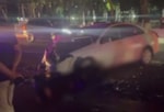 На Чиланзаре произошло массовое ДТП, пострадали четыре человека (видео)