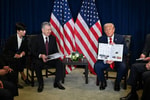 Шавкат Мирзиёев встретился с Дональдом Трампом в Нью-Йорке