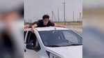 Узбекистанец в погоне за хайпом в TikTok прокатился на крыше автомобиля Spark 