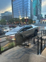 Появились живые фото салона Cybertruck