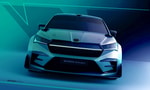 Skoda показала первое официальное изображение Enyaq RS Race
