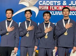 Узбекские фехтовальщики стали чемпионами Азии