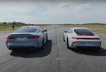 Porsche 911 GT3 Touring и BMW M4 CSL сравнили в дрэг-гонке