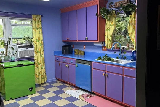 Американка превратила свою кухню в точную копию кухни из «Симпсонов»