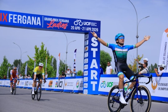 Узбекский велоспортсмен Никита Цветков одержал победу на турнире Fergana Grand Prix