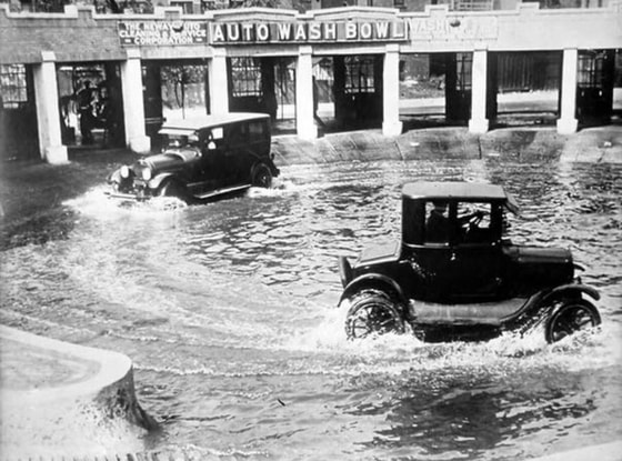 Minnesotada avtomobil yuvish jarayoni. 1921-yil