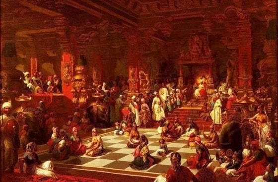 XV asrda Ispaniyada qatlga mahkum qilinganlar uchun yaratilgan shahmat doskasi. Bunda mahkumlar shahmatning jonli figuralari vazifasini bajargan va o'yin vaqtida birma-bir qatl qilingan