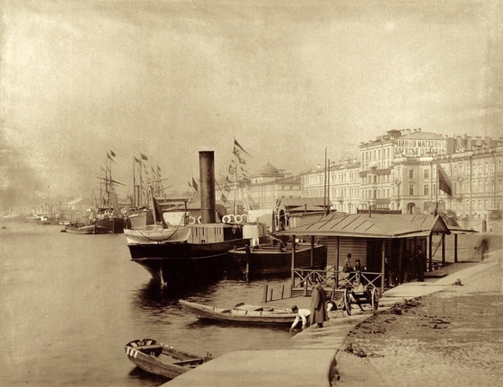 Nikolayevskaya qirg'og'i. Sank-Peterburg 1890-yil