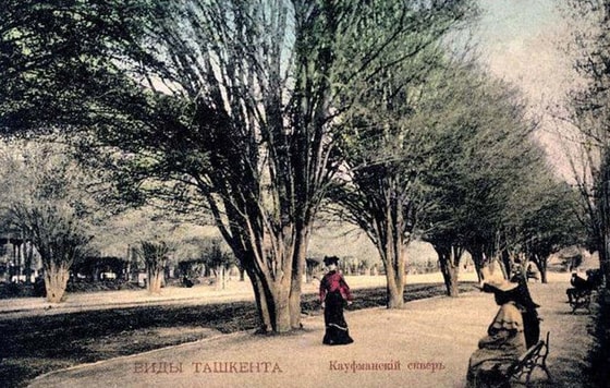 Сквер Амира Темура, Ташкент, 1913 г., фото: открытый источник