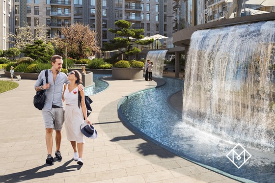 Фрагмент двора резиденции.