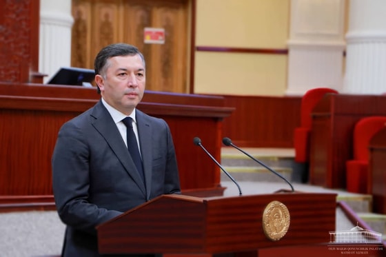 На фото Бехзод Мусаев / Пресс-служба Законодательной палаты
