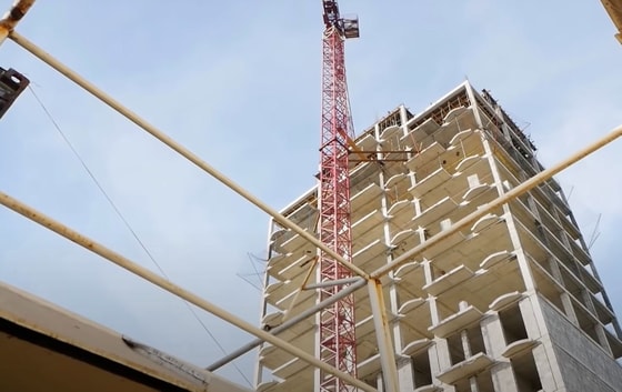 На скриншоте строящийся жилой комплекс