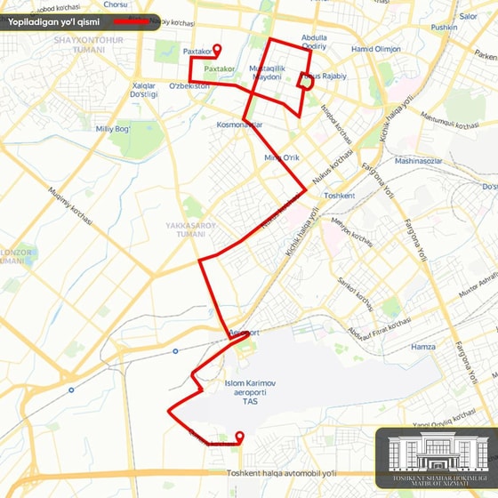 Foto: Toshkent shahar hokimligi