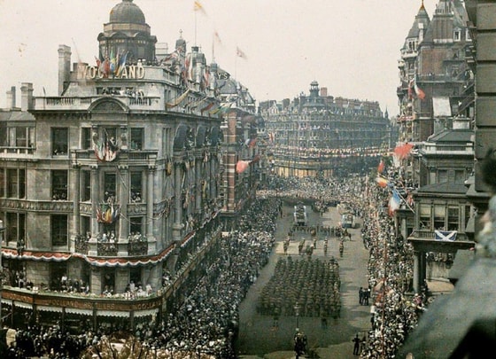 G'alaba paradi. London. 1919-yil 19-iyul