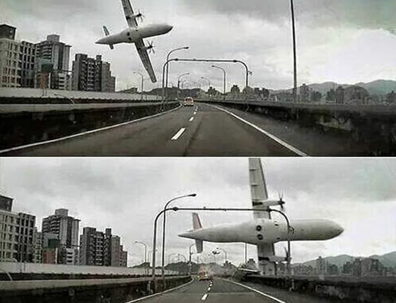 "TransAsia GE235" ning Taypeydagi halokati. Mazkur halokat oqibatida 43 nafar yo'lovchi va ekipaj a'zolarining hammasi halok bo'lgan. 2015-yil