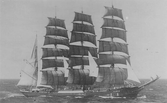 Yelkanli tijorat kemalarining so'nggi avlodi "Pomir" 1949-yil