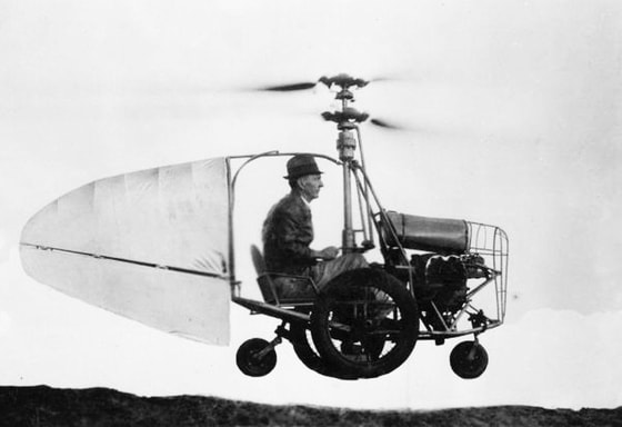 Jess Diksonning 40 ot kuchiga ega bo'lgan, tezligi soatiga 160 kmni tashkil qilgan uchar mashinasi. 1940-yil