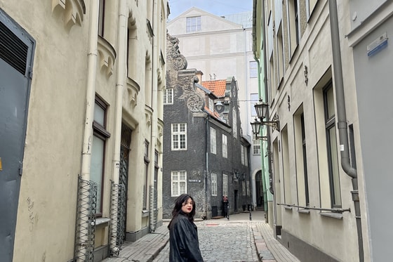 Улица&nbsp;Ке́ныню в старой Риге