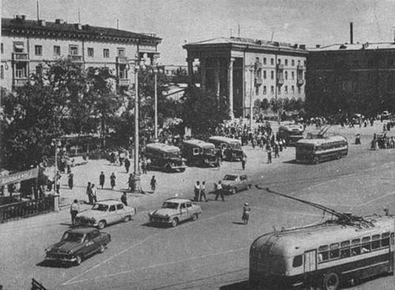 Площадь Бешагач, 1950-1960-ые гг., фото: открытый источник