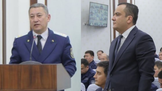 На фото&nbsp;Музаффаржон&nbsp;Мамасиддиков и&nbsp;Рустам Жумаев / МЧС