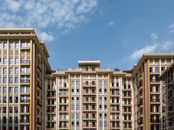 &nbsp; Вид со двора на первую линию