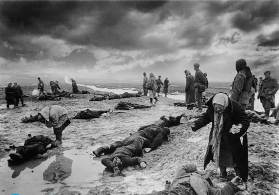 Kerch yahudiylarining fashistlar tomonidan qirg'in qilinishidan so'ng. 1941-yil