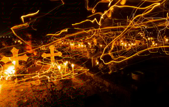 Meksikaliklar O'lganlar kunini nishonlamoqdalar Foto: Kristofer Rogel Blanket/Getty Images