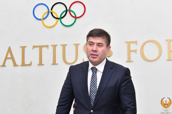 На фото Одил Абдурахманов / НОК