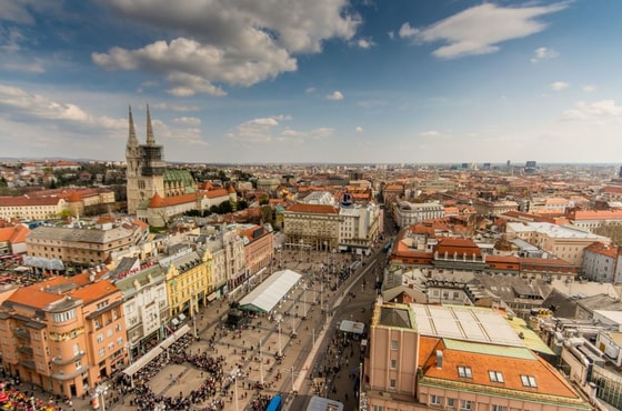 На фото Загреб, столица Хорватии / Freepik