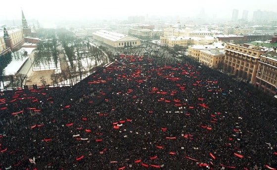 SSSRni saqlab qolish uchun o'tkazilgan mitingda jami bo'lib 750 ming kishi ishtirok etgan