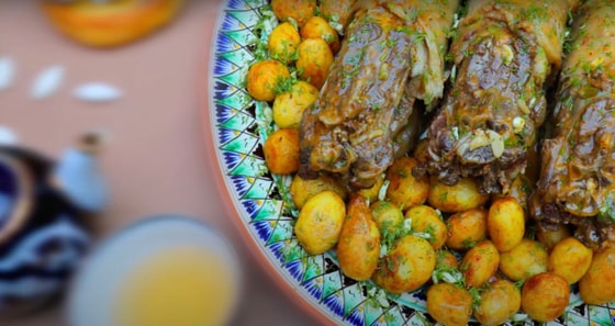 Баранья шея по-андижански