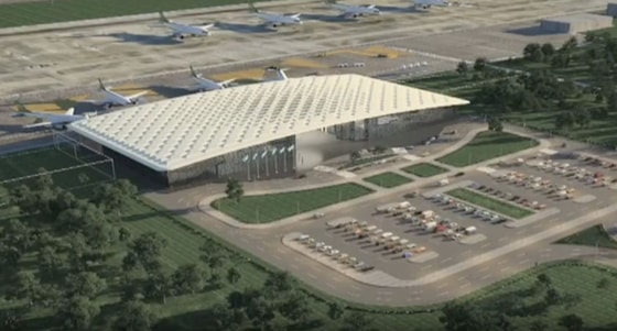 Проект нового терминала аэропорта Ургенча / Фото: Узбекистан 24