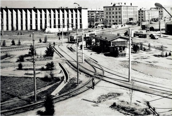 Площадь Актепа, Ташкент, 1960 г., фото: открытый источник